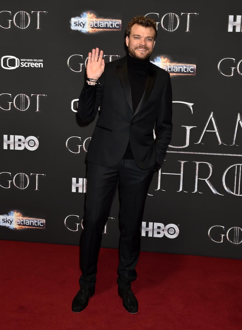 Pilou Asbaek (Euron Greyjoy) at the premiere of season eight of 'Game of Thrones' in Belfast. Getty Images