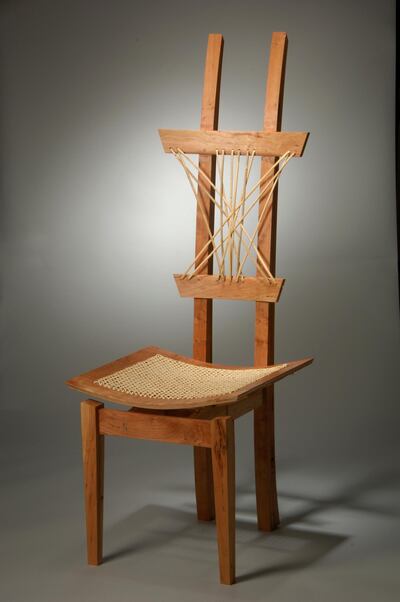 The Culture Cross chair, courtesy of Jassim Alnashmi