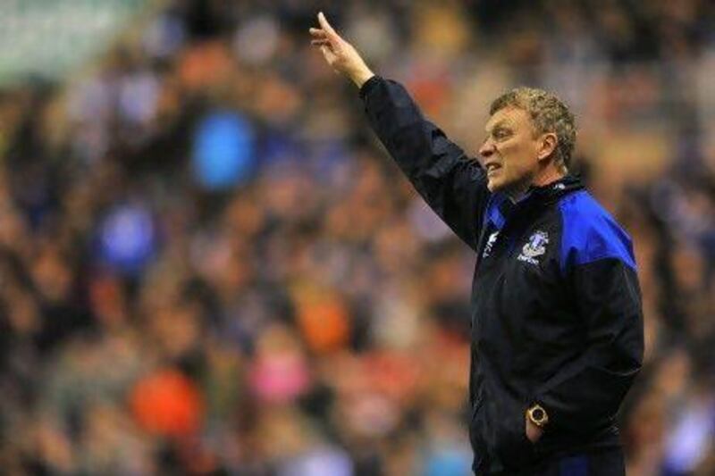 Everton's manager David Moyes will celebrate 10 years in charge at Goodison Park on Wednesday. Steve Drew / Empics