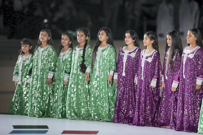 Abu Dhabi, United Arab Emirates - March 17th, 2018: The Opening Ceremony of the Special Olympics Regional Games. Saturday, March 17th, 2018. ADNEC, Abu Dhabi. Chris Whiteoak / The National