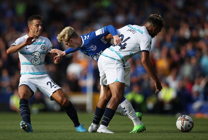 Reece James - 6. He wasn’t troubled defensively, but played some nice passes through the lines. He was booked on 56 minutes for time wasting from a throw-in. Reuters