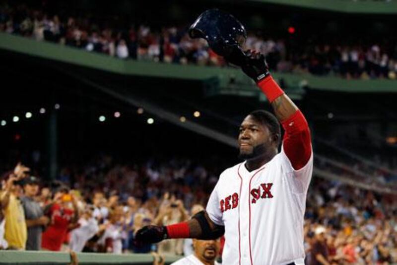 David Ortiz was one of seven Red Sox batters to hit home runs against the Tigers on Wednesday night. Elise Amendola / AP Photo