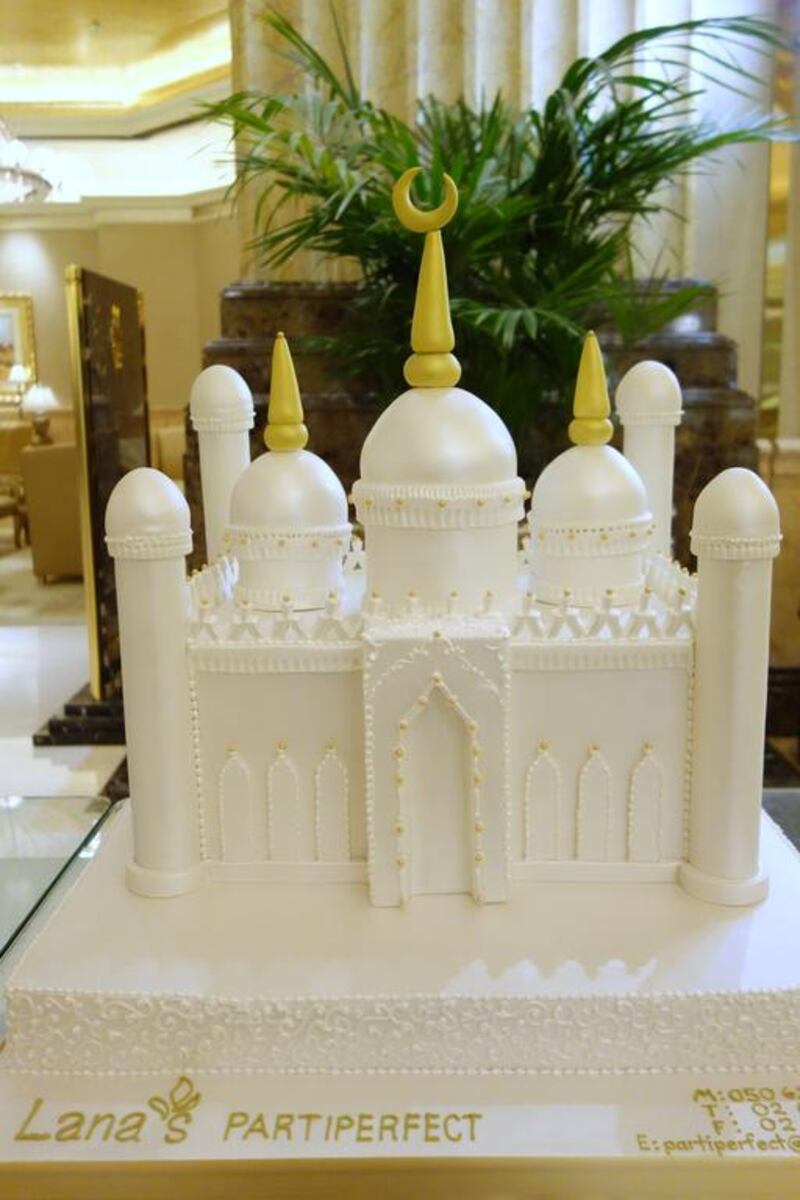 This UAE themed cake by Lana’s Partiperfect won third place in professional category. Delores Johnson / The National