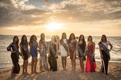Life's a beach: The 11 finalists for Miss Lebanon Emigrant 2018 enjoy some downtime in Thailand before the final