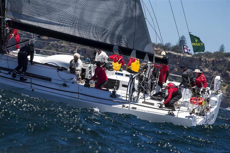 The 50-foot yacht Victoire on Monday was named the overall winner of the Sydney to Hobart ocean race, after the only boat still at sea that could beat her ran out of time. AFP PHOTO / CARLO BORLENGHI 