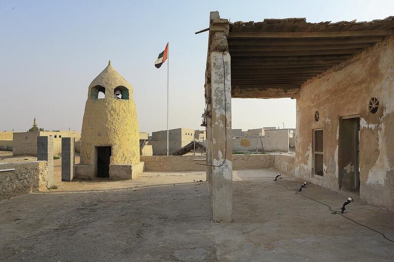 An old mosque in Jazirat Al Hamra in Ras Al Khaimah. Sarah Dea / The National