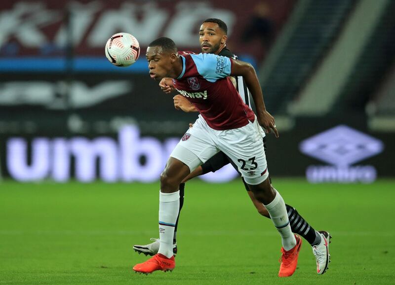Issa Diop - 6: A tough night trying to deal with both Carroll and Wilson but stuck to his task. AFP