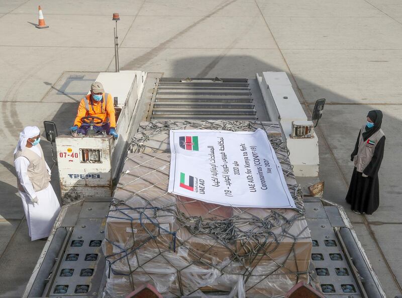 The UAE sent an aid plane containing medical supplies to Kenya to bolster the country’s efforts to curb the spread of Covid-19. Wam