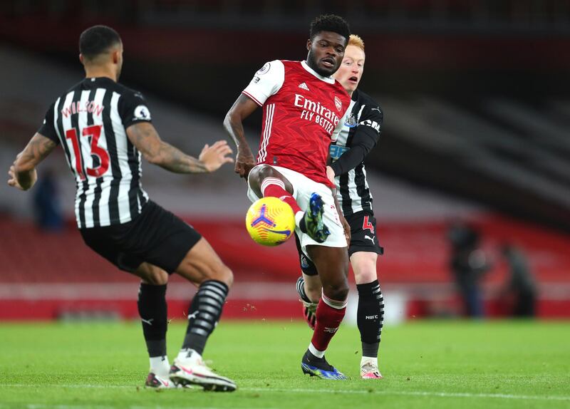 Thomas Partey 8 – Looked like he had another couple of gears to go through, but looked comfortable with the ball at his feet. Winning the ball back looked effortless, and it was his pass that sent Aubameyang free on the left for Arsenal’s opening goal. AP