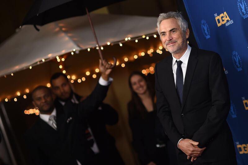 Alfonso Cuaron at the 71st Annual Directors Guild Of America Awards in Los Angeles. AFP