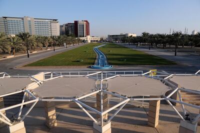 Abu Dhabi, United Arab Emirates - December 13, 2018: Al Khalifa Park. Pictures of different parks all over Abu Dhabi. Thursday the 13th of December 2018 in Abu Dhabi. Chris Whiteoak / The National