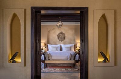 Check into your own private villa in Abu Dhabi's vast Empty Quarter at Qasr Al Sarab Desert Resort by Anantara.