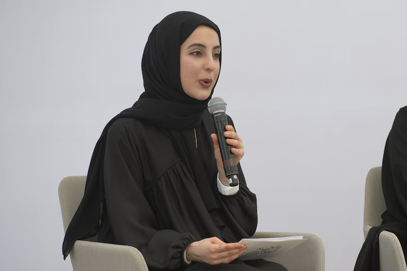 Shamma Suhail Al Mazrouei, Minister of State for Youth Affairs, at the Cabinet meeting. Hamad Al Kaabi / Crown Prince Court - Abu Dhabi