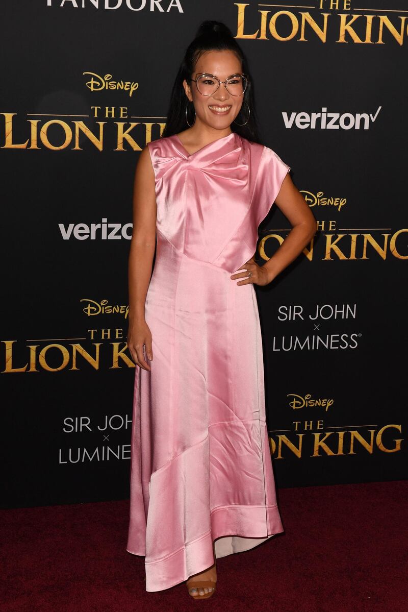 Ali Wong arrives for the world premiere of Disney's 'The Lion King' at the Dolby Theatre on July 9, 2019. AFP