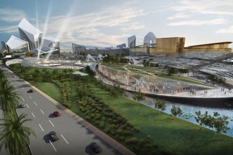 The latest vision of how the Dubai Design District will look. Picture courtesy Tecom.