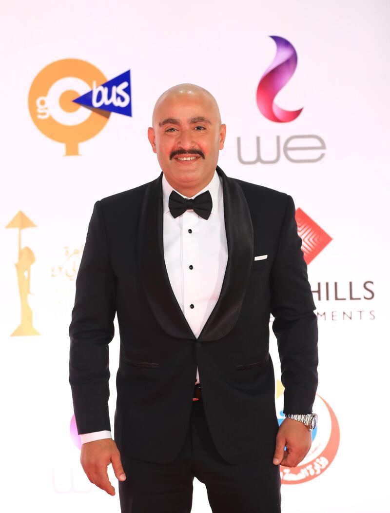 epa08858131 Actor Ahmed El Sakka attends the opening ceremony of the 42nd Cairo International Film Festival (CIFF), in Cairo, Egypt, 02 December 2020. According to the organizers, the 42nd edition of the CIFF running from 02 to 10 December, will feature 16 titles on their international premieres in Cairo.  EPA-EFE/MAHMOUD AHMED
