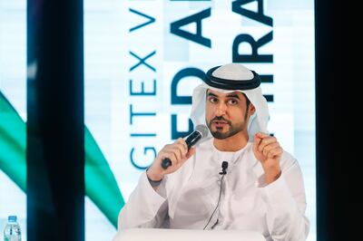Ibrahim Al Qasim, deputy director general of the UAE Space Agency at Gitex Global Leaders Vision in Dubai.