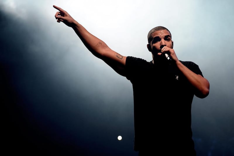 Canadian singer Drake performs in London. Drake will be in Abu Dhabi for two nights to perform at exclusive after-parties over the F1 weekend. Jonathan Short / Invision / AP