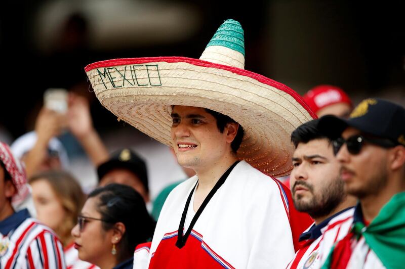 Guadalajara fans before the match. Reuters