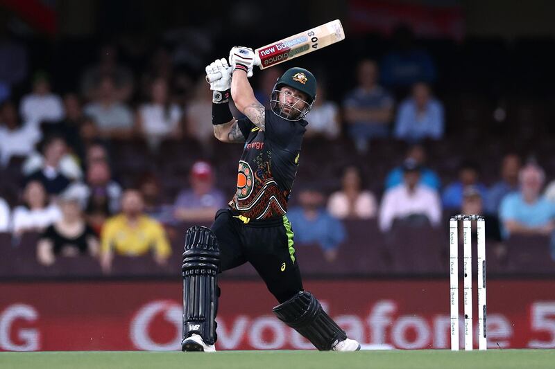 Stand-in Australia captain Matthew Wade blasted 58 from 32 balls against India in Sydney on Sunday. Getty