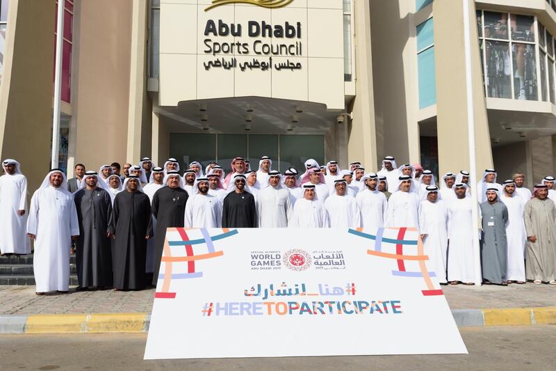 The UAE Sports Federations announced today their full support for the upcoming Special Olympics IX MENA Games 2018 and World Games 2019 in Abu Dhabi