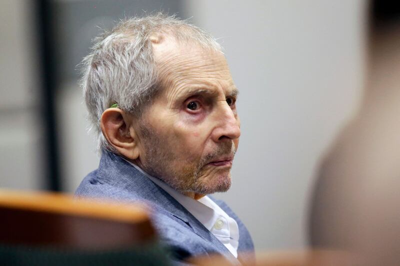 Real estate heir Robert Durst at his murder trial in Los Angeles, California. Photo: AFP, pool