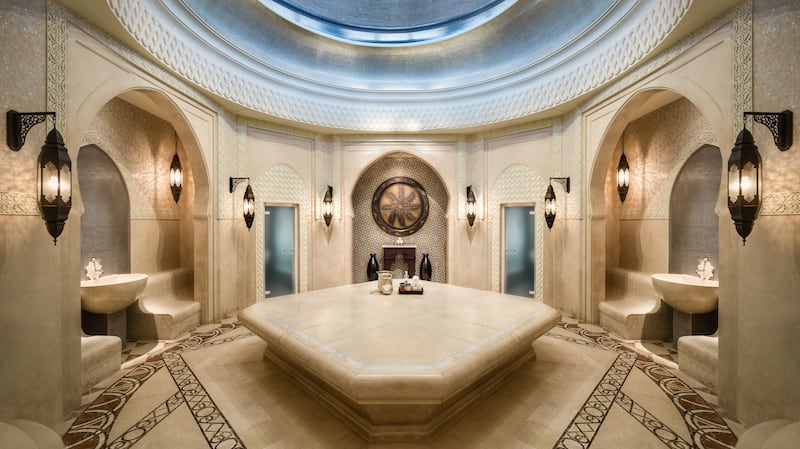 The royal hammam offers Turkish, Moroccan and contemporary therapies