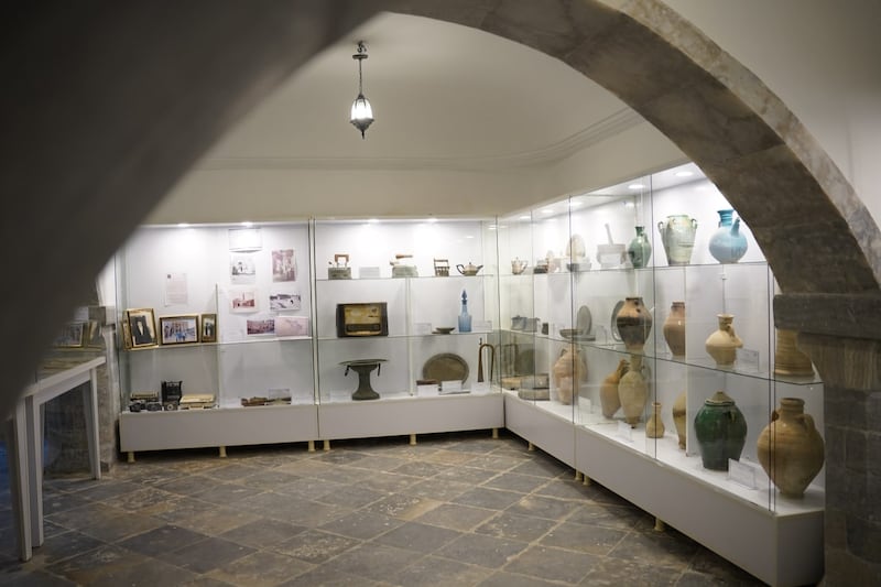 Artefacts at the new Mosul Heritage Museum