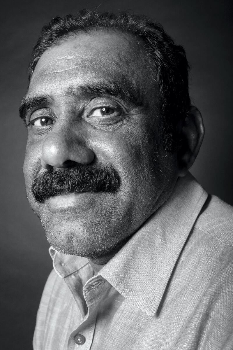 Portrait of Daniel Philipson. The project was conceived by Waleed Shah who worked with Nikith Nath and travelled about 1,000 kilometers in Kerala to reach the homes of the men who have worked in the UAE for years to build homes for their families and put their children through college.Courtesy Waleed Shah and Nikith Nath