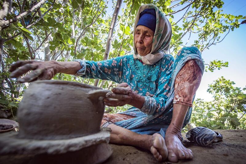 The Sumano association, which promotes Moroccan tribal women's handicrafts, places orders with the potters, buys the works, transports them to Spain and sells them at 20 times the local price on its website. AFP