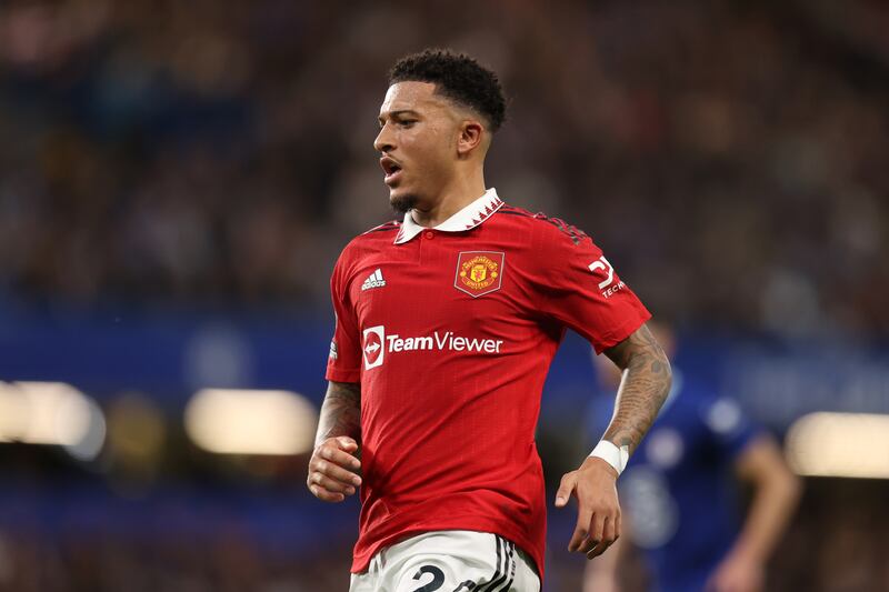 5=) Jadon Sancho of Manchester United, £350,000 a week. Getty