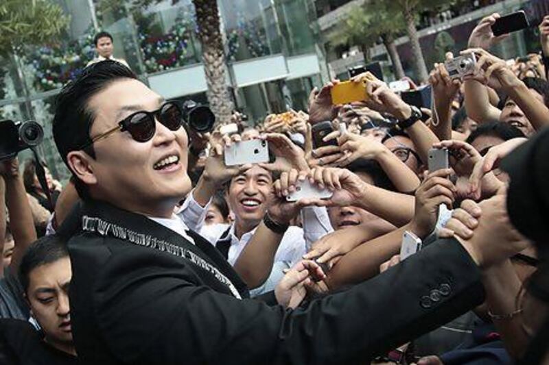 The South Korean rapper Psy says that he is grateful for the freedom to express himself and realises there are limits to what is considered appropriate. Sakchai Lalit / AP Photo