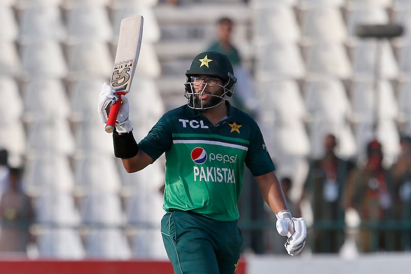 Pakistan's Imam-ul-Haq has six consecutive scores of 50 or more in ODIs in 2022. AP