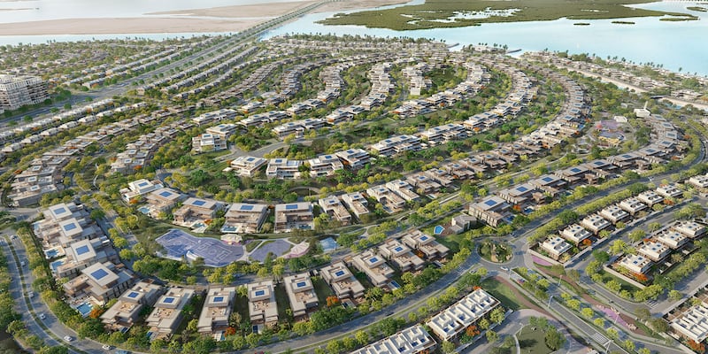An overhead view of the development. The first phase of the project is due for completion in December 2024.