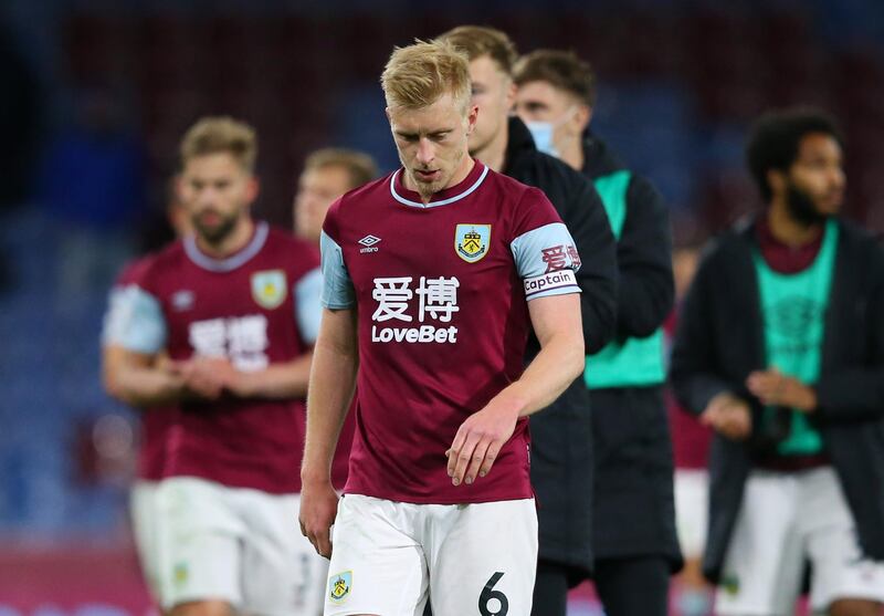 Ben Mee - 5. The 31-year-old started well with a fine challenge on Salah but things went wrong in the second half. He should have been tighter on Phillips for the second goal and was left dumbfounded by Oxlade-Chamberlain for the third. Reuters