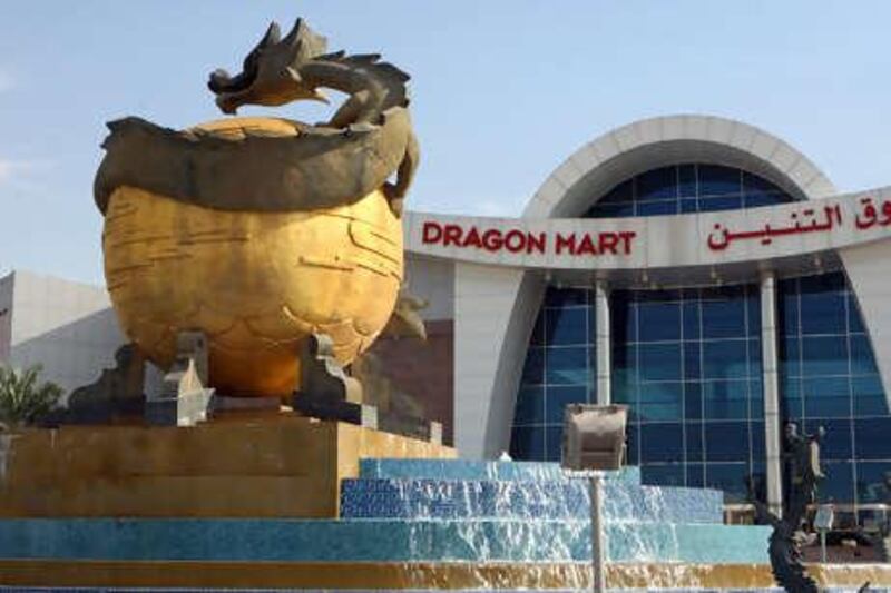 DUBAI - JANUARY 10,2010 - Dragon Mart at Hatta- Oman road in Dubai. ( Paulo Vecina/The National )