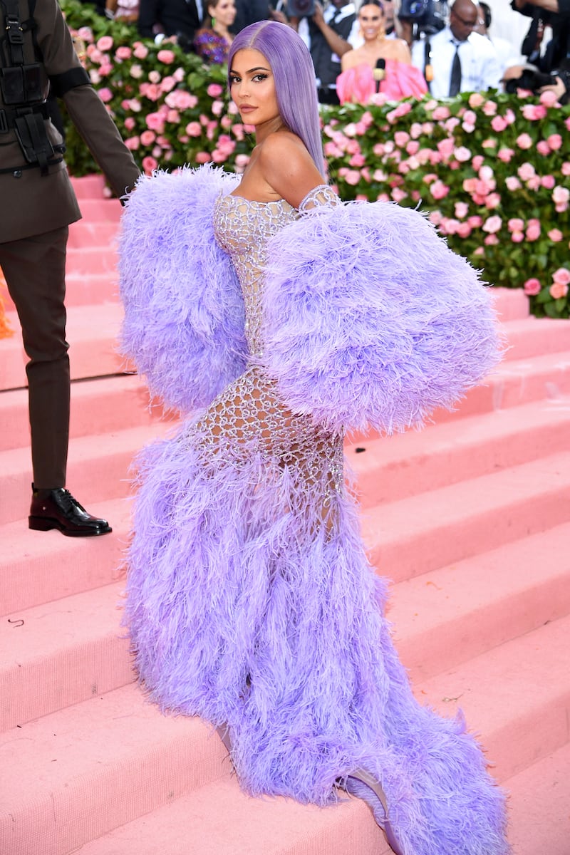 Kylie Jenner, in Versace, attends the 2019 Met Gala at the Metropolitan Museum of Art on May 6, 2019 in New York City. AFP