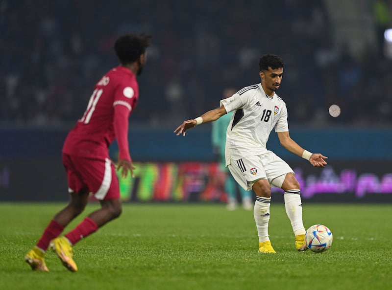 UAE exited the Arabian Gulf Cup from the group stage after a draw against Qatar. Photo: UAE FA