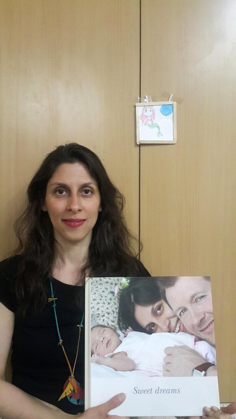 Nazanin at her parents’ home in west Tehran after her temporary release from Evin jail in March. Free Nazanin Campaign
