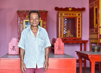 Choonghee Dong Thien Haue temple was empty except for its caretaker. Photo: Ronan O'Connell
