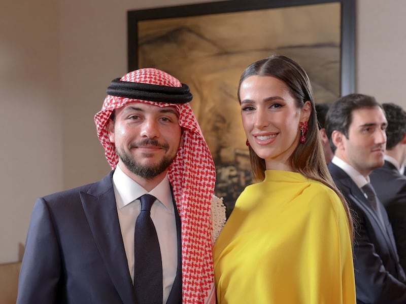 Crown Prince Hussein will wed Rajwa Al Saif at Zahran Palace. AFP