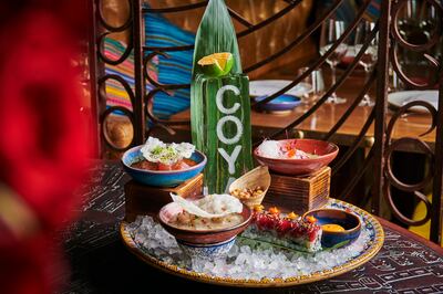 The Coya Signature platter. Photo: Coya Abu Dhabi