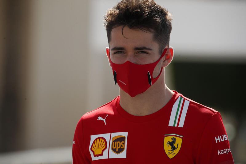 Ferrari driver Charles Leclerc. AFP