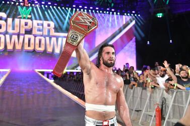 Seth Rollins is enjoying life as WWE Universal champion but it will not just be Braun Strowman he has to worry about at Clash of Champions. Image courtesy of WWE