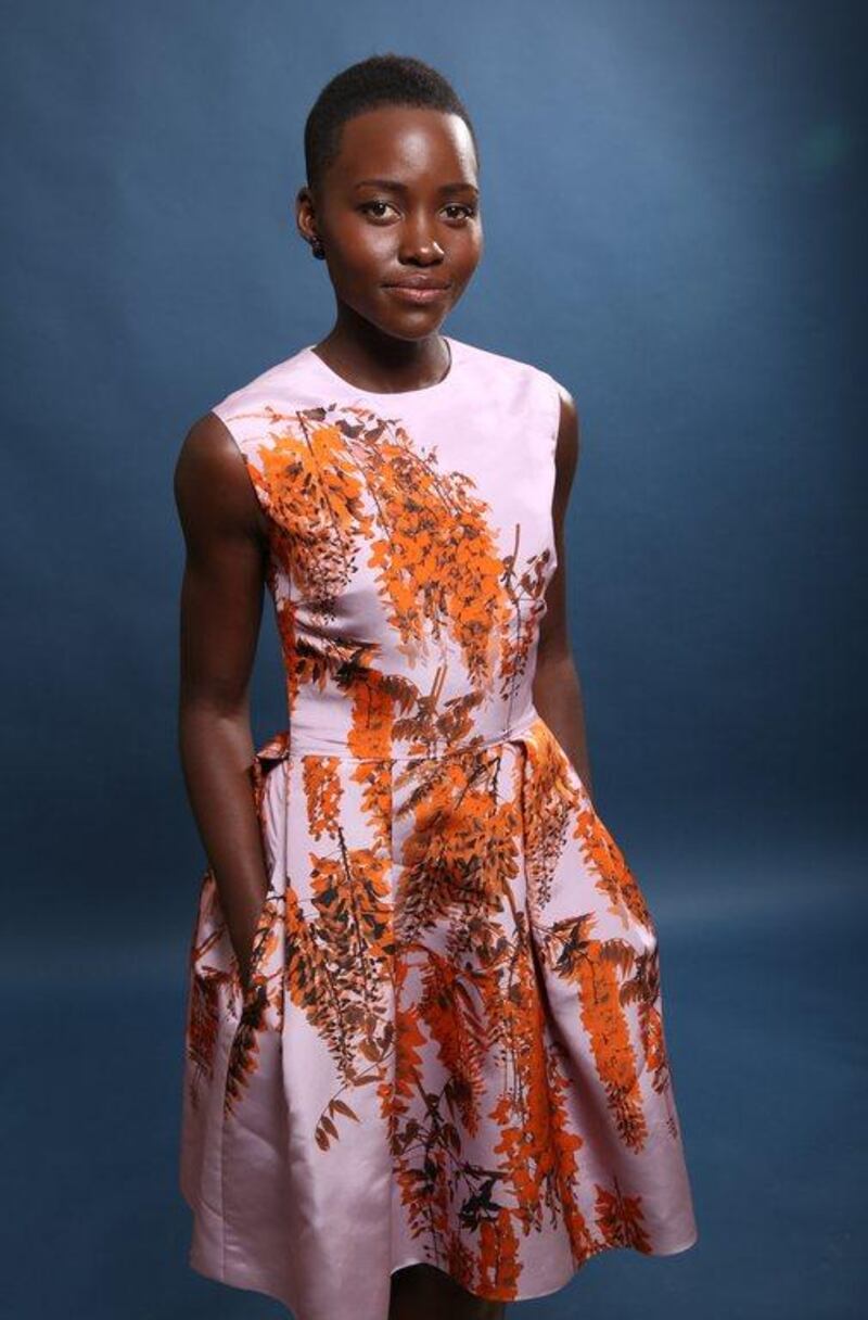 Lupita Nyong'o is nominated for Actress in a Supporting Role for 12 Years a Slave. AP