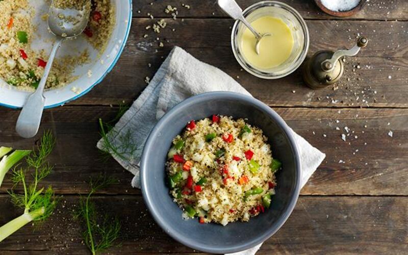 Just Falafel's new quinoa salad