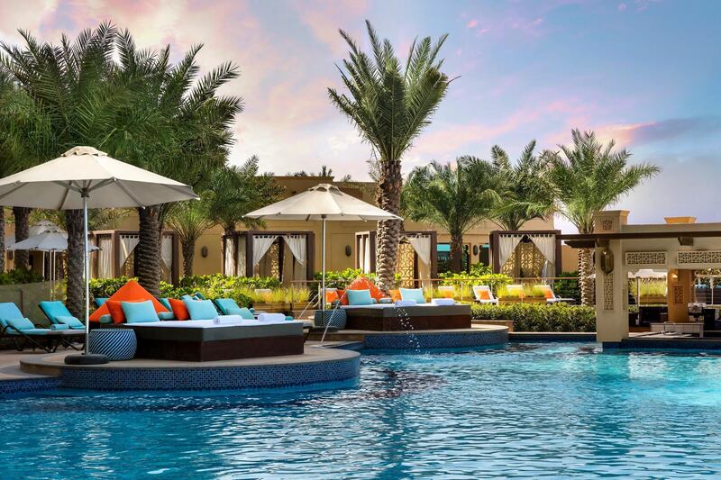 Fairmont Ajman has opened its beach and pools but says it will implement social distancing measures. Courtesy Fairmont