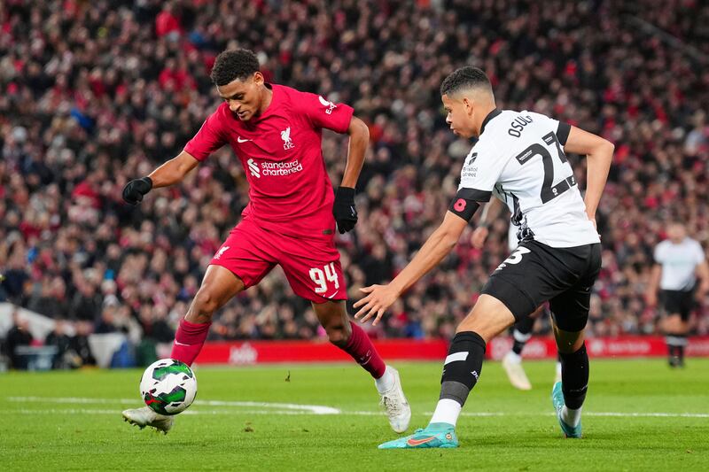 Melkamu Frauendorf - 6. The 18-year-old was seen intermittently in the first half but started the second period with more gusto. Even so, he was withdrawn for Firmino in the 66th minute. AP Photo