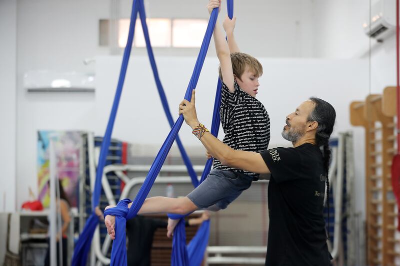 Instructor and school co-founder Javier Galeano is hands-on during the sessions