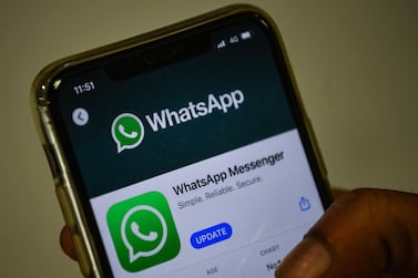 Messaging app WhatsApp has asked its some two billion users to accept new terms that will allow it to share more information with its parent company, Facebook. AFP 